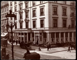 Das St. James Hotel, nordöstliche Ecke von Broadway und 26. oder 27. Straße, New York, 1896