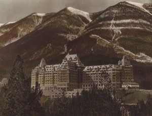 Banff Springs Hotel (Farbfoto)