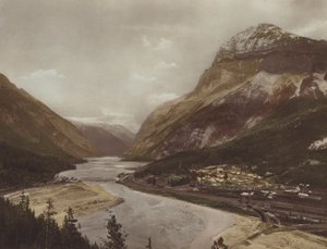 Field, British Columbia und Mount Stephen von Byron Hill Harmon