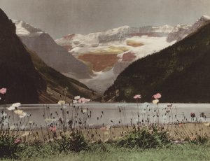 Lake Louise und Victoria-Gletscher von Byron Hill Harmon