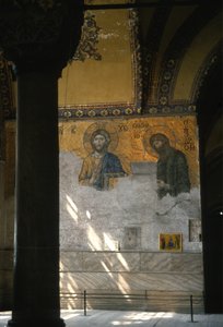 Christus und Johannes der Täufer in der Hagia Sophia