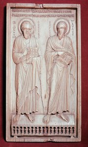 St. Peter und St. Paul (Elfenbein-Diptychon-Element)