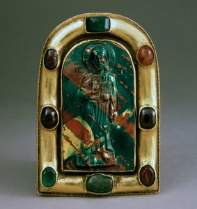 Kamee mit segnendem Christus, byzantinisch, 11. Jahrhundert