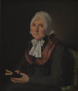 Maria Magdalena Jensen, geborene Jessen, die Mutter des Künstlers