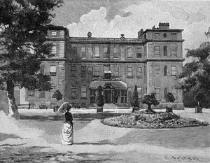 Marlborough House, vom Garten aus, 1863
