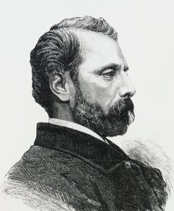Porträt von Agostino Bertani (1812-1886) im Jahr 1860, italienischer Arzt und Patriot, Gravur