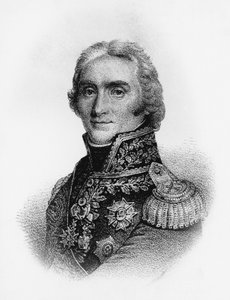 Porträt von André Masséna (1758-1817), Herzog von Rivoli, Prinz von Essling und Marschall des Französischen Kaiserreichs, Gravur