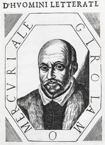 Porträt von Girolamo Mercuriale (1530-1606), italienischer Arzt und Philosoph, Tuschzeichnung