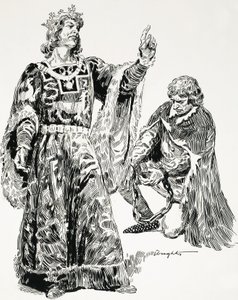 Edward der Dritte ergriff Roger Mortimer und brachte ihn in Ketten nach London von C.L. Doughty