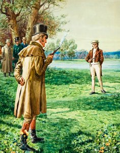 Das Duell des Herzogs von Wellington und Lord Winchelsea