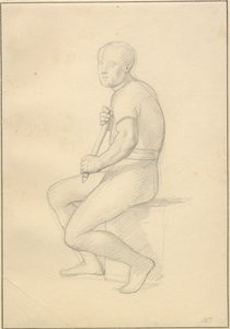 Balders Tod - Studie zu Thor von Christoffer Wilhelm Eckersberg