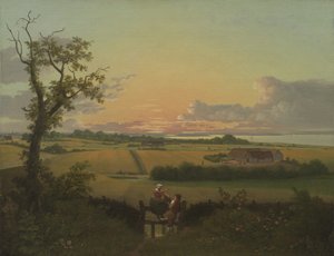 Landschaft mit einem Stile. Die Insel Møn