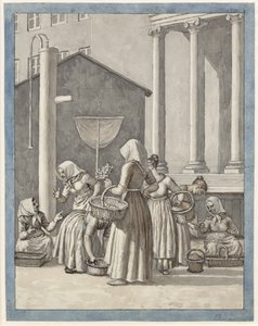 Marktfrauen in Kopenhagen