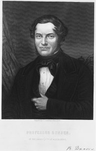 Robert Bunsen, deutscher Chemiker, 1850er Jahre von C. Cook