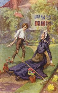 Illustration für David Copperfield von Charles Dickens von C. Dudley (after) Tennant