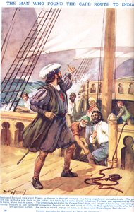 Vasco de Gama: Der Mann, der die Kaproute nach Indien fand, Illustration aus 