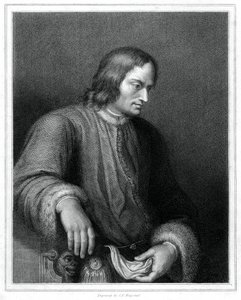 Lorenzo de Medici, italienischer Staatsmann und Herrscher der Florentiner Republik, 1833 von C. E. Wagstaff