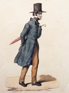 Der Schreiber, Gravur von C Martorana, Italien von C Martorana