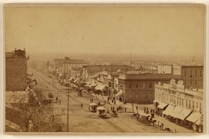 Westseite der Main St., Salt Lake City Utah von C. R. Savage