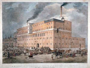 Westminster Ale und Porter Brauerei an der Horseferry Road, London, ca. 1840 von C Warren