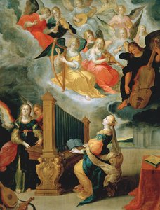 St. Cecilia, 1647 von C. de and Francken Bailleur