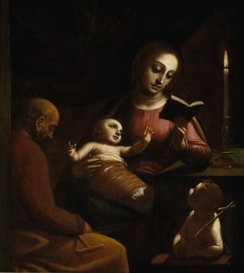 Die Heilige Familie mit Johannes dem Täufer als Junge, ca. 1578 von Cambiaso