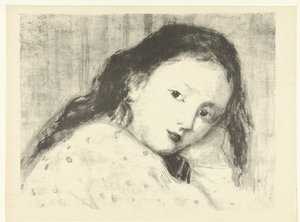 Kopf eines Mädchens von Camille Bourget