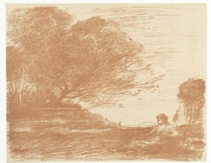 Sappho in Landschaft