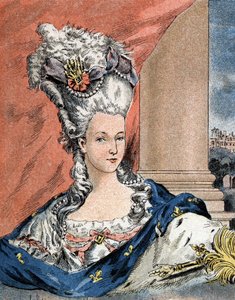 Porträt von Marie Antoinette von Lorraine Habsburg, Königin von Frankreich (1755-1793).