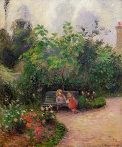 Eine Ecke des Gartens in der Eremitage, Pontoise, 1877