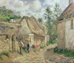 Eine Straße in Auvers