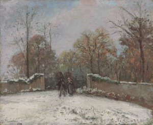 Eingang zum Wald von Marly