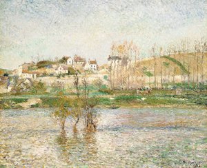 Überschwemmung in Pontoise