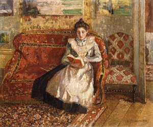 Jeanne beim Lesen, 1899