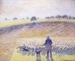 Hirte mit Schafen, 1888