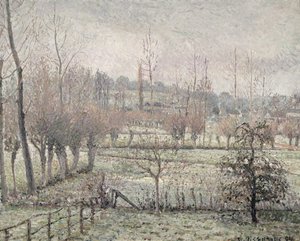 Schneeeffekt in Eragny, 1894 von Camille Jacob Pissarro