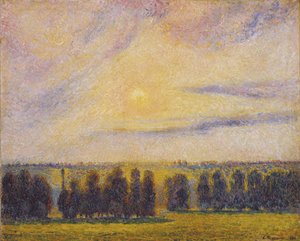 Sonnenuntergang in Éragny