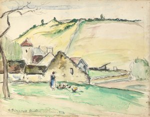Der Bauernhof in Chatillon-Sur-Seine, 1882