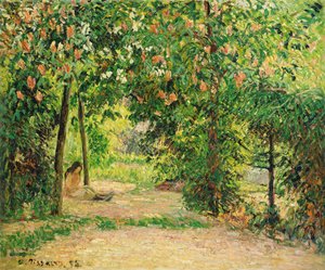 Der Garten in Eragny im Frühling