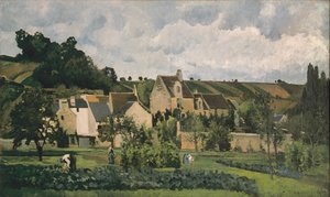 Die Einsiedelei in Pontoise, 1867 von Camille Jacob Pissarro