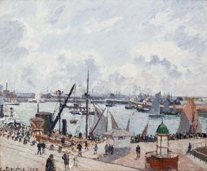 Der äußere Hafen von Le Havre. Morgen. Sonne