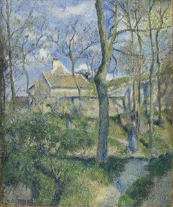 Der Weg zu Les Pouilleux, Pontoise, 1881 von Camille Jacob Pissarro