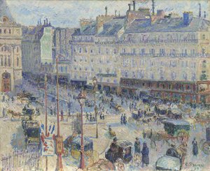 Der Place du Havre, Paris, 1893 von Camille Jacob Pissarro