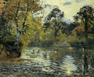 Der Teich von Montfoucault, 1874