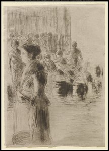 Das Dienstmädchen beim Einkaufen, 1888