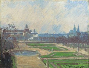 Die Tuilerien und der Louvre, 1900
