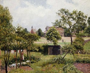 Ein Blick auf Stamford Brook Common von Camille Jacob Pissarro