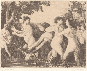 Badende ringen, ca. 1896