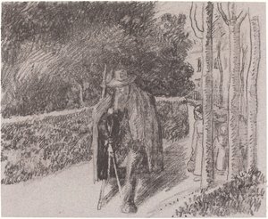 Bettler mit Krücke Mendiant à la béquille, 1897