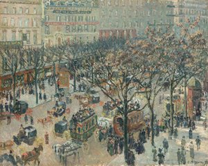 Boulevard des Italiens, Morgen, Sonnenlicht, 1897 von Camille Pissarro